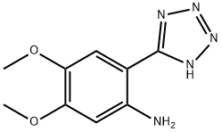 Benzenamine, 4,5-dimethoxy-2-(1H-tetrazol-5-yl)- 结构式