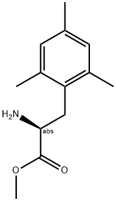 METHYL (2S)-2-AMINO-3-(2,4,6-TRIMETHYLPHENYL)PROPANOATE 结构式