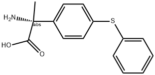 (2R)-2-AMINO-2-(4-PHENYLTHIOPHENYL)PROPANOIC ACID 结构式