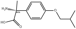 (2R)-2-AMINO-2-[4-(2-METHYLPROPOXY)PHENYL]PROPANOIC ACID 结构式