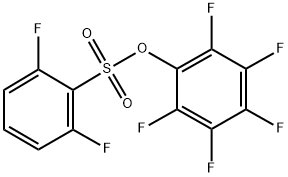 PENTAFLUOROPHENYL 2,6-DIFLUORO-BENZENESULFONATE 结构式