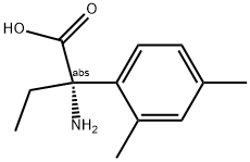 (2S)-2-AMINO-2-(2,4-DIMETHYLPHENYL)BUTANOIC ACID 结构式
