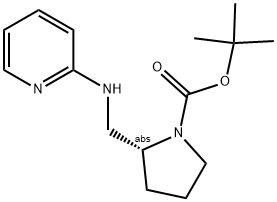 (R)-1-BOC-2-[(PYRIDIN-2-YLAMINO)-METHYL]-PYRROLIDINE 结构式