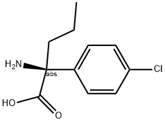 (2S)-2-AMINO-2-(4-CHLOROPHENYL)PENTANOIC ACID 结构式