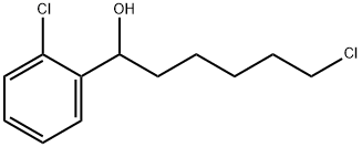 6-CHLORO-1-(2-CHLOROPHENYL)-1-HEXANOL 结构式