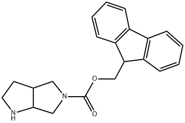 (9H-FLUOREN-9-YL)METHYL HEXAHYDROPYRROLO[3,4-B]PYRROLE-5(1H)-CARBOXYLATE 结构式