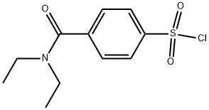 4-[(DIETHYLAMINO)CARBONYL]BENZENESULFONYL CHLORIDE 结构式