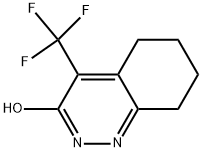 3-Hydroxy-5,6-tetramethylene-4-(trifluoromethyl)pyridazine 结构式
