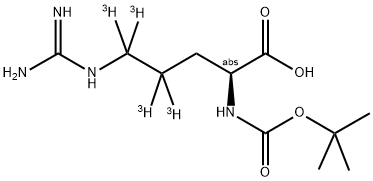 ALPHA-N-T-BOC-L-ARGININE [4,5-3H] 结构式
