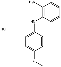 N-(2-AMINOPHENYL)-N-(4-METHOXYPHENYL)AMINE HYDROCHLORIDE 结构式