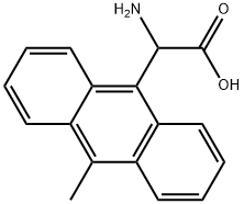 AMINO-(10-METHYL-ANTHRACEN-9-YL)-ACETIC ACID 结构式