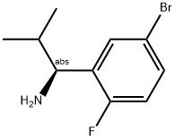 (1S)-1-(5-BROMO-2-FLUOROPHENYL)-2-METHYLPROPYLAMINE 结构式