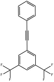 3,5-Bis(trifluoromethyl)diphenylacetylene 结构式