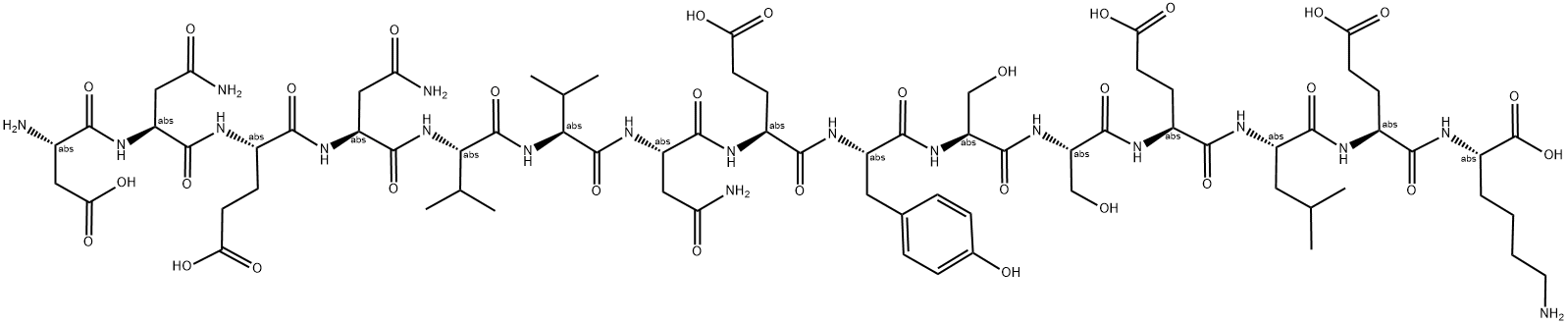 BETA-FIBRINOGEN PRECURSOR FRAGMENT [HOMO SAPIENS] 结构式