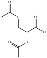 ACETIC ACID 2-ACETOXY-1-CHLOROCARBONYL-ETHYL ESTER 结构式