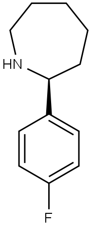 (S)-2-(4-Fluorophenyl)azepane 结构式