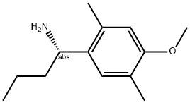 (1S)-1-(4-METHOXY-2,5-DIMETHYLPHENYL)BUTYLAMINE 结构式