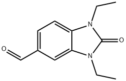 1,3-DIETHYL-2-OXO-2,3-DIHYDRO-1H-BENZOIMIDAZOLE-5-CARBALDEHYDE 结构式