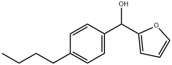 4-N-BUTYLPHENYL-(2-FURYL)METHANOL 结构式