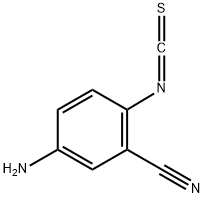 4-AMINO-2-CYANOPHENYLISOTHIOCYANATE 结构式