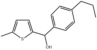 5-METHYL-2-THIENYL-(4-N-PROPYLPHENYL)METHANOL 结构式