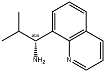(1R)-2-METHYL-1-(8-QUINOLYL)PROPYLAMINE 结构式