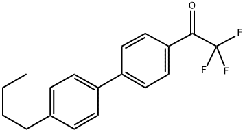 4'-(4-N-BUTYLPHENYL)-2,2,2-TRIFLUOROACETOPHENONE 结构式