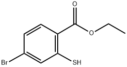 ETHYL 4-BROMO-2-MERCAPTOBENZOATE 结构式