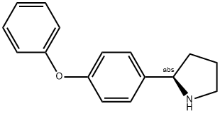 1-((2R)PYRROLIDIN-2-YL)-4-PHENOXYBENZENE 结构式