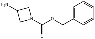 1-苄氧羰基-3-氨基氮杂环丁烷 结构式