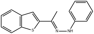 N-PHENYL-2-ACETOBENZOTHIOPHENE HYDRAZONE 结构式