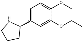 4-((2S)吡咯烷-2-基)-2-乙氧基-1-甲氧基苯 结构式