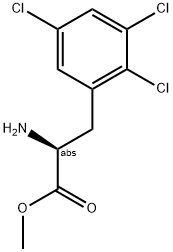 METHYL (2S)-2-AMINO-3-(2,3,5-TRICHLOROPHENYL)PROPANOATE 结构式