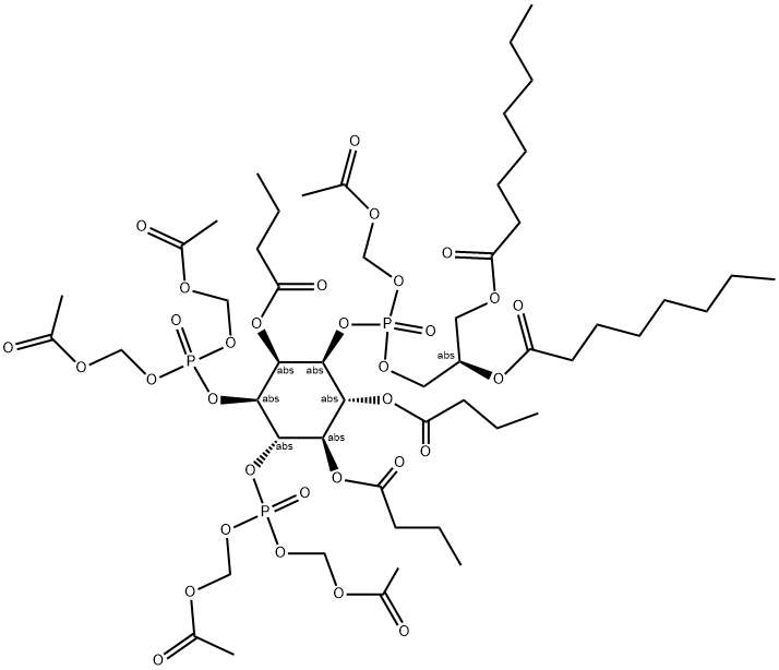 DI-C8-BT3-PTDLNS(3,4)P2/AM 结构式