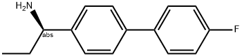 (1R)-1-[4-(4-FLUOROPHENYL)PHENYL]PROPYLAMINE 结构式