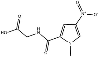[[(1-METHYL-4-NITRO-1H-PYRROL-2-YL)CARBONYL]AMINO]ACETIC ACID 结构式
