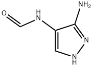 3-氨基-4-甲酰胺基吡唑 结构式