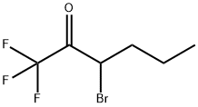 3-BROMO-1,1,1-TRIFLUORO-HEXAN-2-ONE 结构式