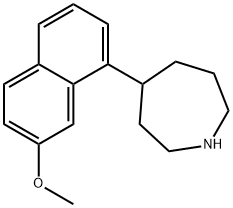 4-(7-METHOXY-NAPHTHALEN-1-YL)-AZEPANE 结构式