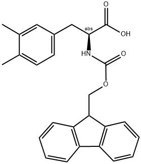 BOC-L-PHE(3,4-ME2)-OH 结构式