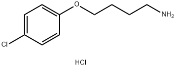 1-(4-氨基丁氧基)-4-氯苯盐酸盐 结构式