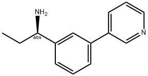 (1R)-1-(3-(3-PYRIDYL)PHENYL)PROPYLAMINE 结构式