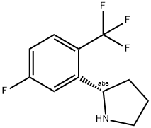 (2S)-2-[5-FLUORO-2-(TRIFLUOROMETHYL)PHENYL]PYRROLIDINE