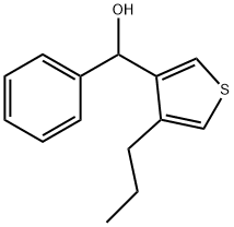 4-N-PROPYLPHENYL-(3-THIENYL)METHANOL 结构式