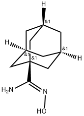 N'-HYDROXYADAMANTANE-1-CARBOXIMIDAMIDE 结构式