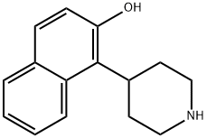 1-PIPERIDIN-4-YL-NAPHTHALEN-2-OL 结构式