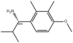 (1S)-1-(4-METHOXY-2,3-DIMETHYLPHENYL)-2-METHYLPROPYLAMINE 结构式