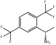 (1S)-1-[2,5-Bis(trifluoromethyl)phenyl]ethylamine 结构式