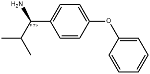 (1R)-2-METHYL-1-(4-PHENOXYPHENYL)PROPYLAMINE 结构式