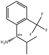 (1S)-2-METHYL-1-[2-(TRIFLUOROMETHYL)PHENYL]PROPYLAMINE 结构式